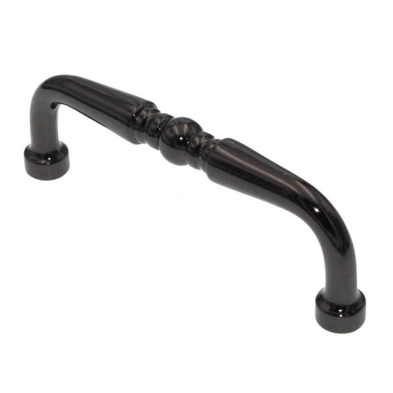 Showcase  Nickel Black Cabinet 3cc Wire Pull P2053-NB