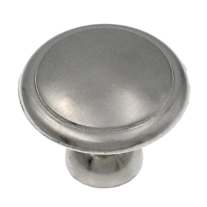 10 Pack Laurey Satin Nickel Round 1 1/4 Cabinet Knob 99908