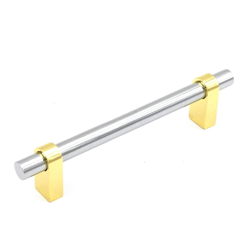 Belwith Keeler P9820 Polished Brass Chrome 3 3/4cc 96mm Cabinet Bar Pull