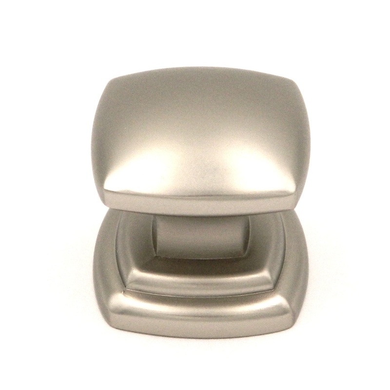 Belwith Keeler Pearl Nickel Solid 1 1/4 Square Cabinet Knob Pull P3181-PN