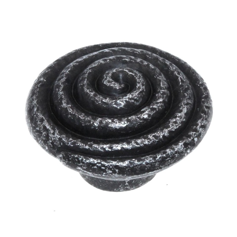Hickory Hardware Bourbon Street Vibra Pewter 1 5/8 Swirl Cabinet Knob Pull P7353-VP