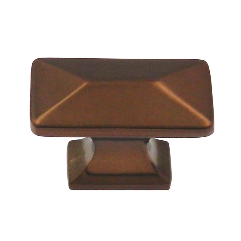 Hickory Hardware Bungalow Venetian Bronze 1 1/4 Prism Cabinet Knob Pull P2150-VBZ