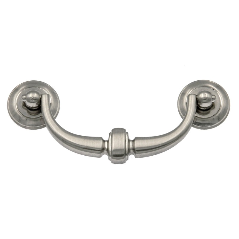 Hickory Hardware Cavalier Satin Nickel 3 1/2cc Drawer Bail Pull 51891-9035