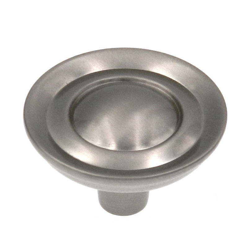 Hickory Hardware Cavalier Satin Nickel Round 1 1/4 Cabinet Knob 51881-9035