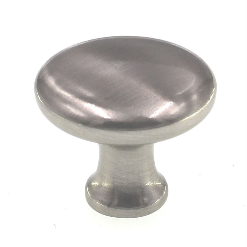 Hickory Hardware Conquest Satin Nickel Round 1 1/8 Cabinet Knob P14255-SN