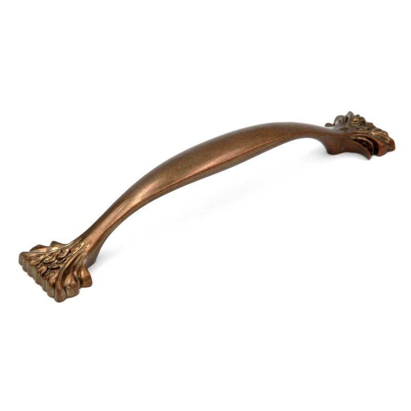 Hickory Hardware Ithica Antique Rose Gold Cabinet  3 3/4 (96mm)cc Handle Pull P3432-ARG