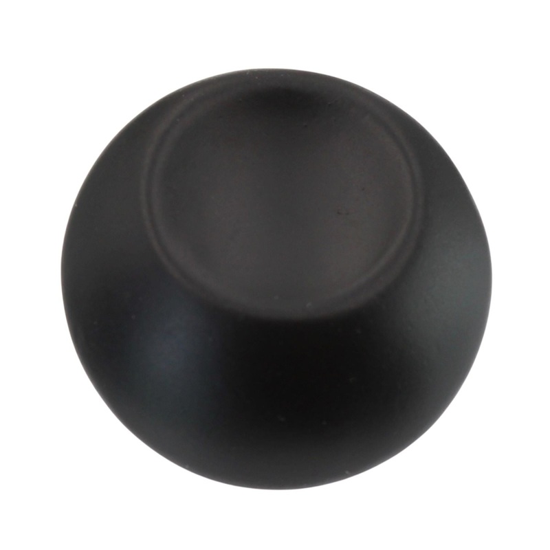 Hickory Hardware Metropolis Matte Black Round 1 1/4 Cabinet Knob PA0212-MB