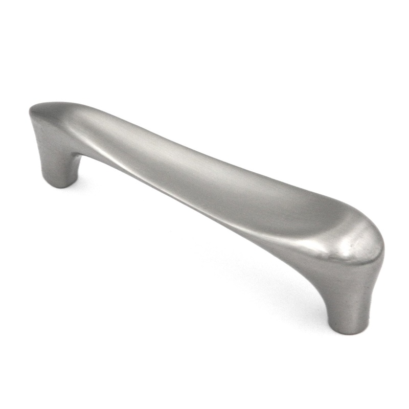 Hickory Hardware Metropolis Satin Nickel Cabinet 3 3/4 (96mm)cc Handle Pull P6996-SN