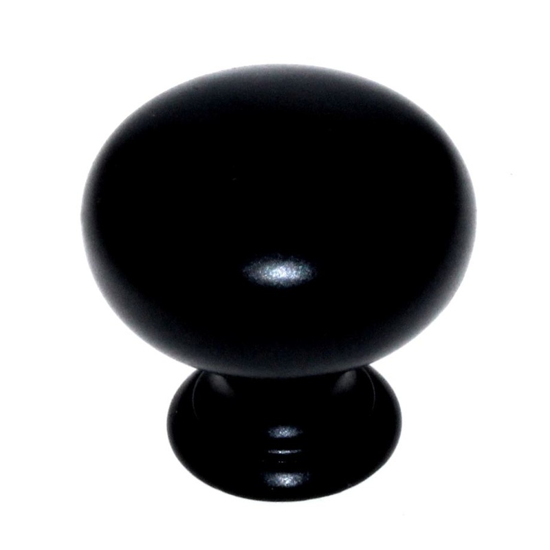 Hickory Hardware Modus Matte Black Round 1 Cabinet Knob PA1217-MB
