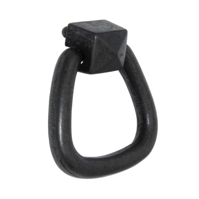 Hickory Hardware Old Mission Black Mist Antique 2 (51mm)cc Furniture Ring Pull PA0713-BMA
