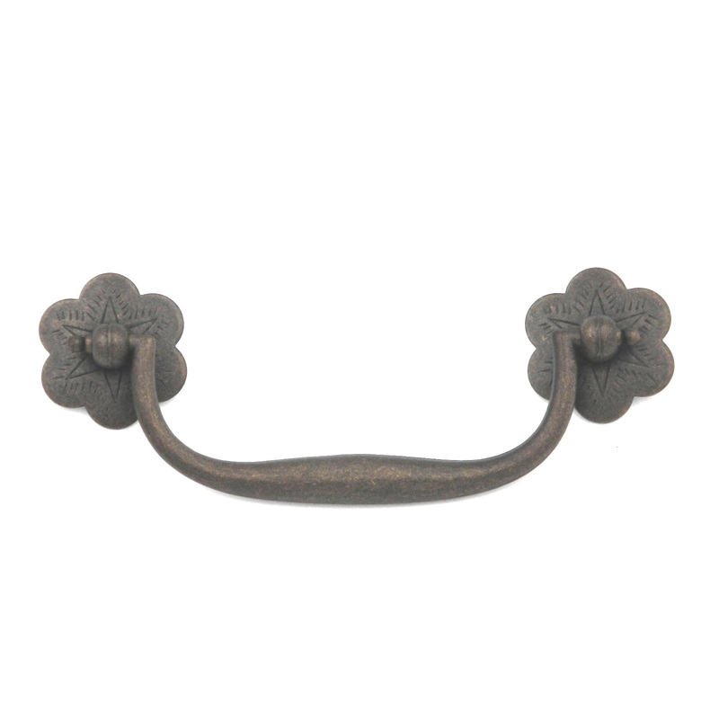 Hickory Hardware Palmetto Windover Antique 4cc Drawer Bail Pull PA0922-WOA