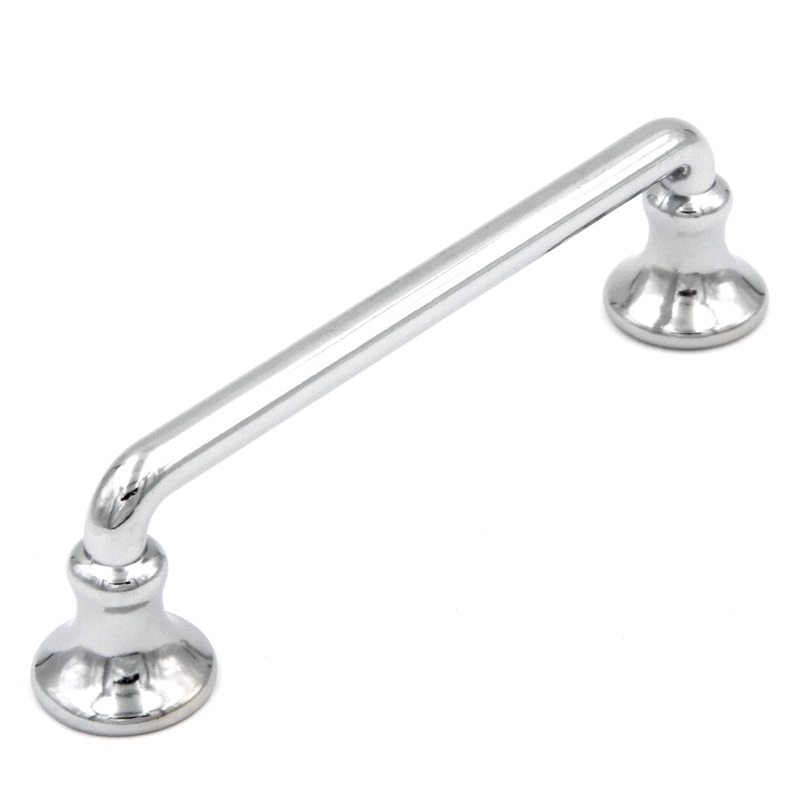 Hickory Hardware Savoy P2241-CH Chrome 3 3/4 (96mm)cc Cabinet Handle Pull