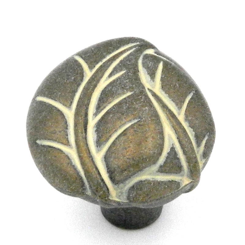 Hickory Hardware Touch of Spring Blonde Antique Round 1 1/4 Cabinet Knob P7301-BOA