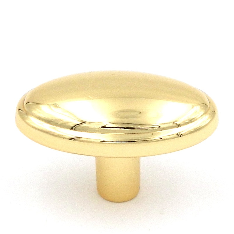 Hickory Hardware Traditional Classic Ultra Brass Oval Dome 1 3/8 Cabinet Knob P212-UB