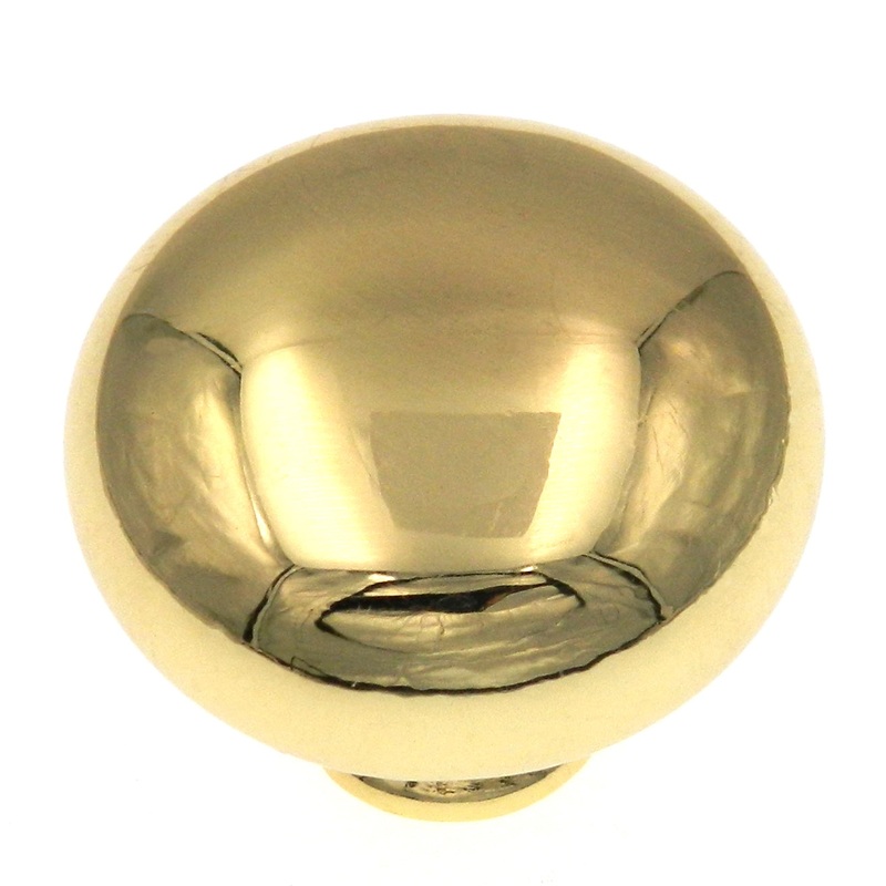 Hickory Hardware Tranquility Polished Brass Round 1 1/2 Cabinet Knob P772-3