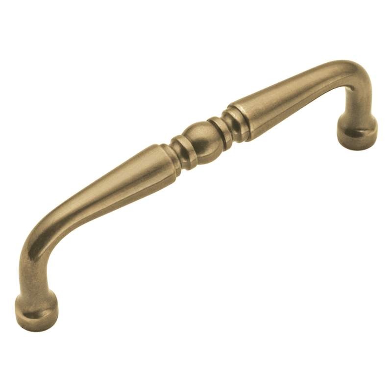 Keeler Power & Beauty Sherwood Antique Brass Ornate Cabinet 3 1/2cc Handle Pull P9720-07