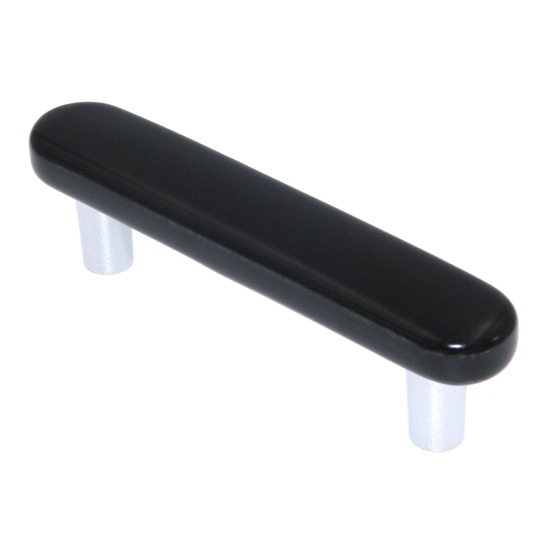 Laurey  Matte Black Cabinet 3cc Handle Pull 03815