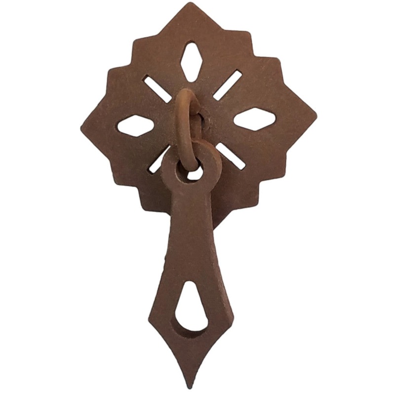 Acorn  Forged Iron Russet 2 Cabinet Pendant Snowflake MP6NP