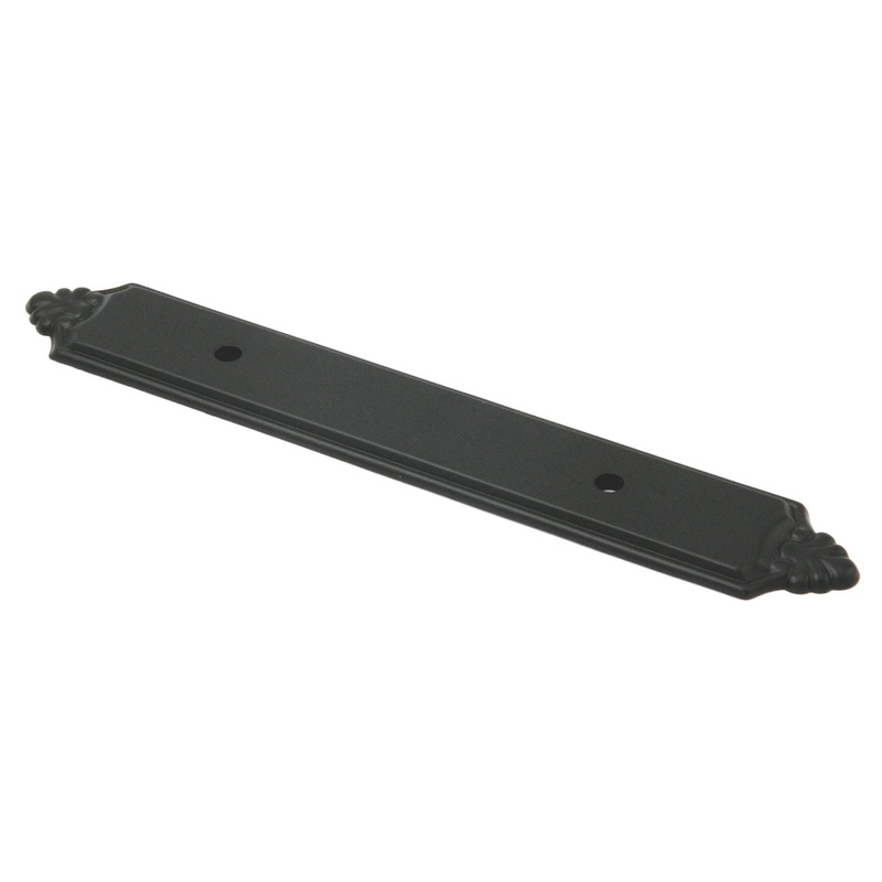 Belwith Keeler Oil-Rubbed Bronze Black Solid Brass 3cc Handle Backplate A310