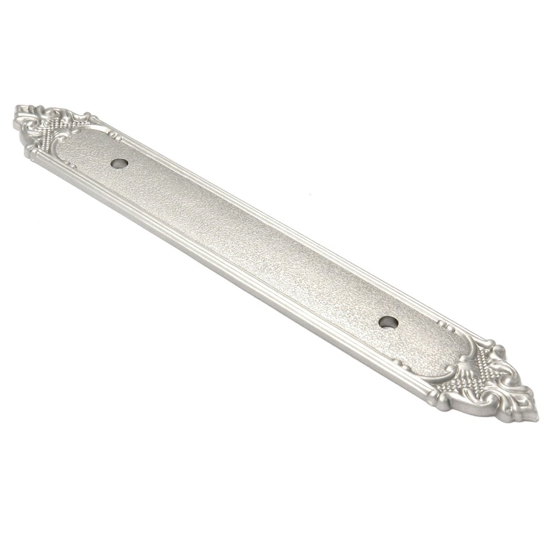 Belwith Keeler Satin Nickel Richelieu 3 3/4 (96mm)cc Handle Backplate F409