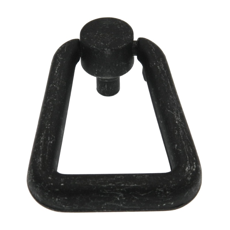 Hickory Hardware Arts & Crafts Pewter 1 1/2 Furniture Ring Pull P7312-SPA-VP