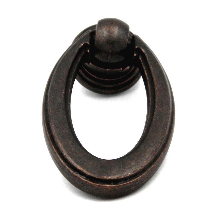 Hickory Hardware Camarilla Antique Copper 2 1/4 Cabinet Ring P3192-DAC
