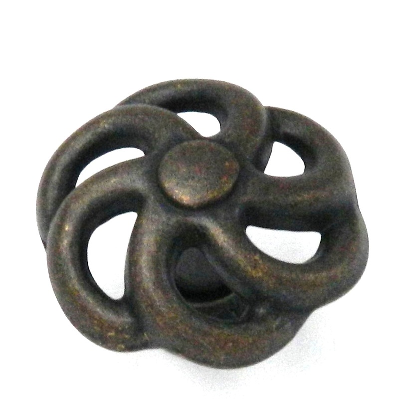 Hickory Hardware Charleston Blacksmith Windover Antique 1 1/2 Cabinet Knob Pull PA1311-WOA
