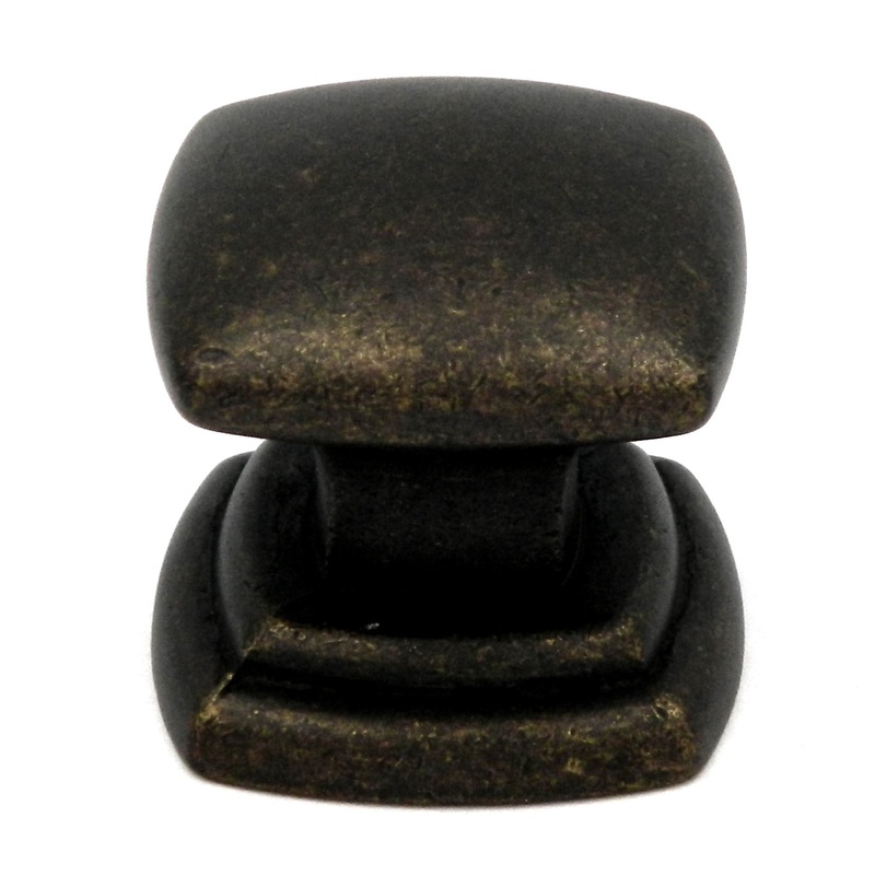 Hickory Hardware Corinth Windover Antique Square 1 1/4 Cabinet Knob P3181-WOA