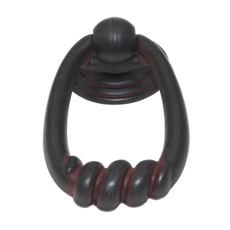 Hickory Hardware Manchester Rustic Iron 2 1/8 Cabinet Ring P2014-RI