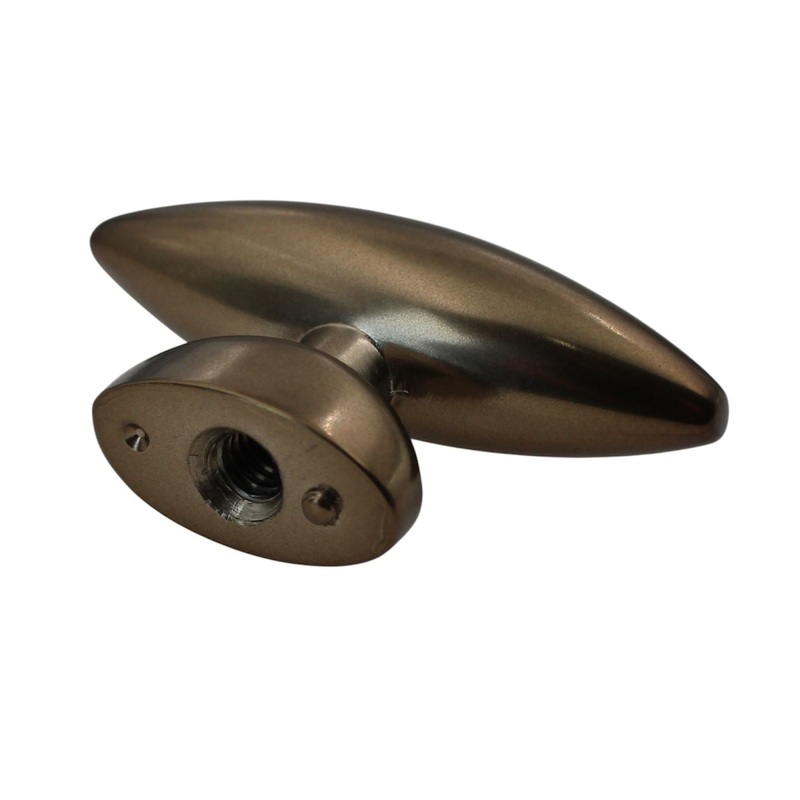 Hickory Hardware Metropolis Venetian Bronze Oval Smooth 1 1/2 Cabinet Knob PA0211-VBZ