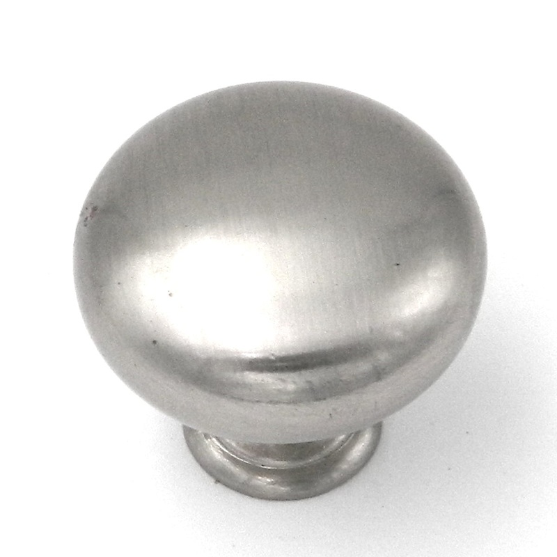 Hickory Hardware Modern Accents Satin Nickel Round Smooth 1 1/4 Cabinet Knob PA1218-SN
