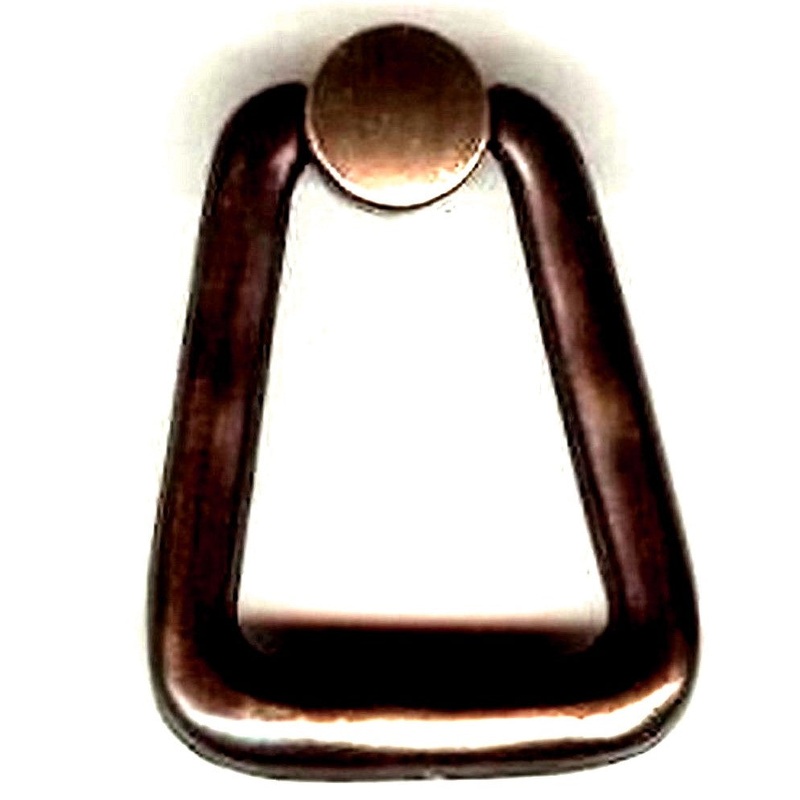 Hickory Hardware Rustic Arts and Crafts Brushed Antique 1 1/2 Cabinet Ring P7312-BA
