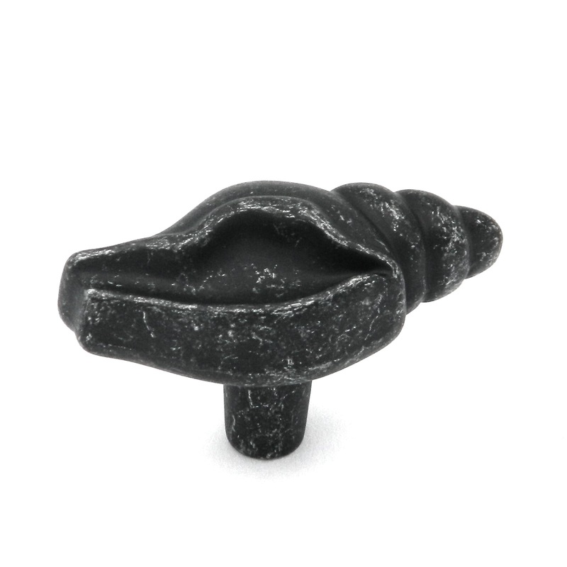 Hickory Hardware South Seas Vibra Pewter Conch Shell 1 1/4 Cabinet Knob PA0113-VP