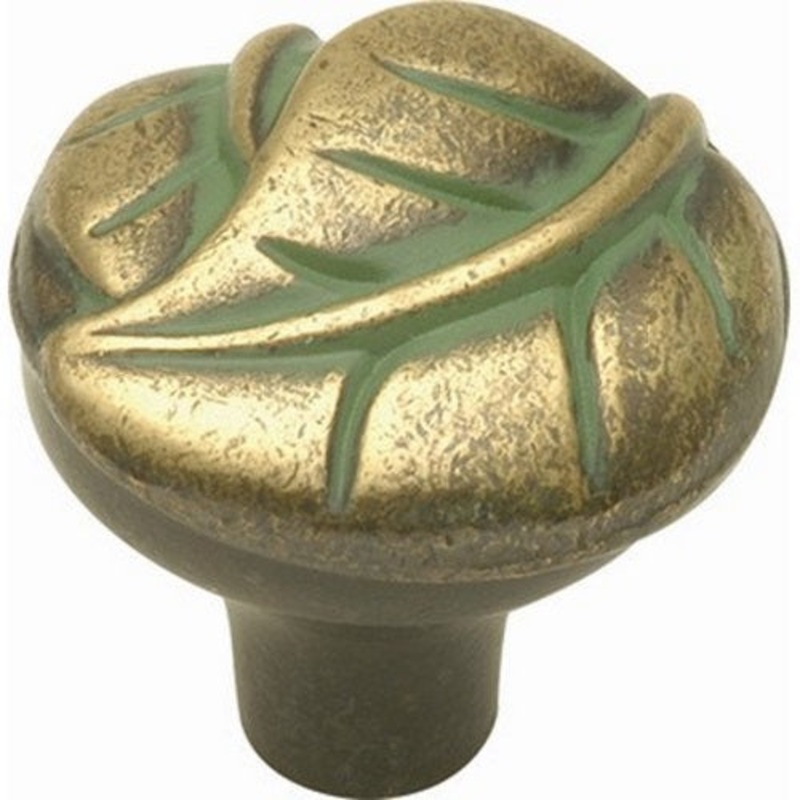 Hickory Hardware Touch of Spring Verde Antique Round 1 1/4 Cabinet Knob P7301-VA