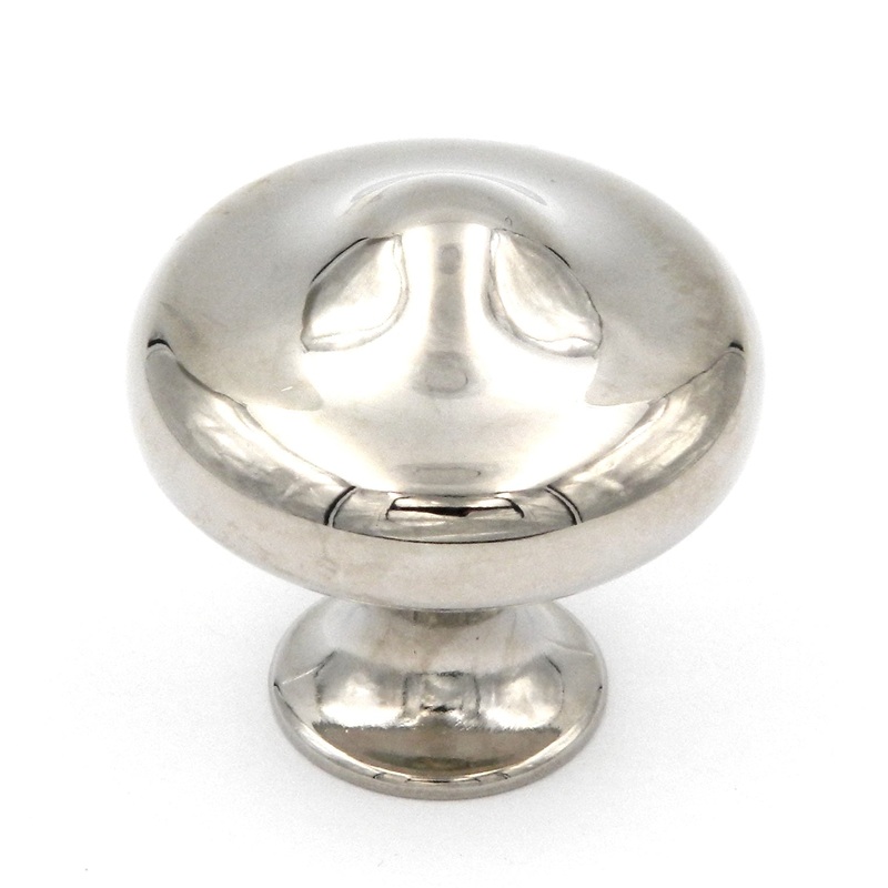 Hickory Hardware Triomphe Bright Nickel Round 1 5/8 Cabinet Knob P3340-14