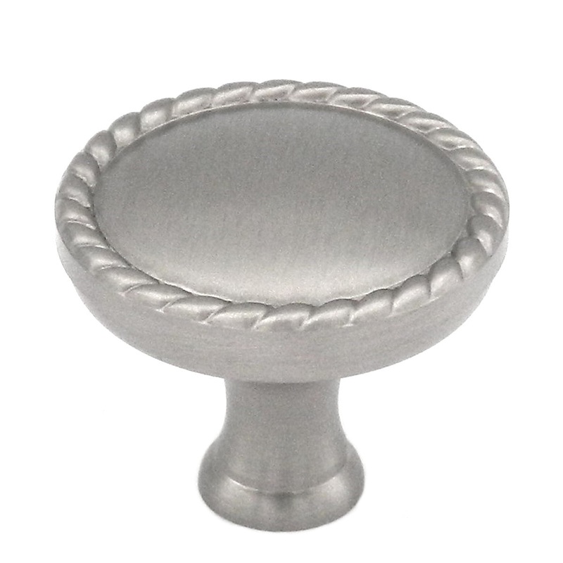 Keeler Annapolis Satin Nickel Round 1 1/2 Solid Brass Cabinet Knob P403