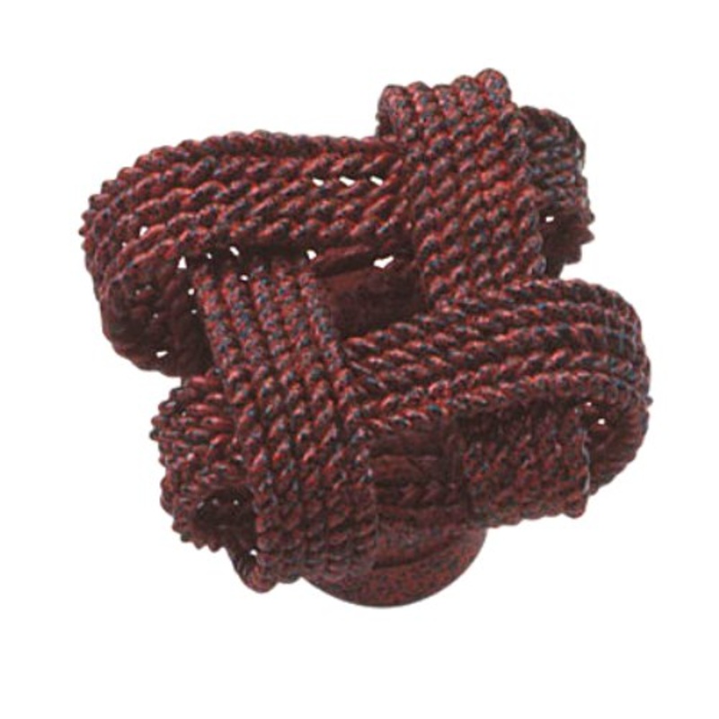 Laurey  Mission Bay Rustic Brass Round Western Rope Loops 1 1/2 Cabinet Knob 51019