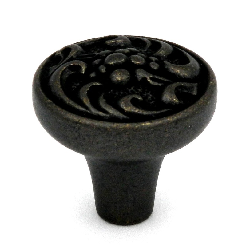 P3094-WOA Windover Antique Brass 1 3/8 Cabinet Knob Pulls Hickory Altair