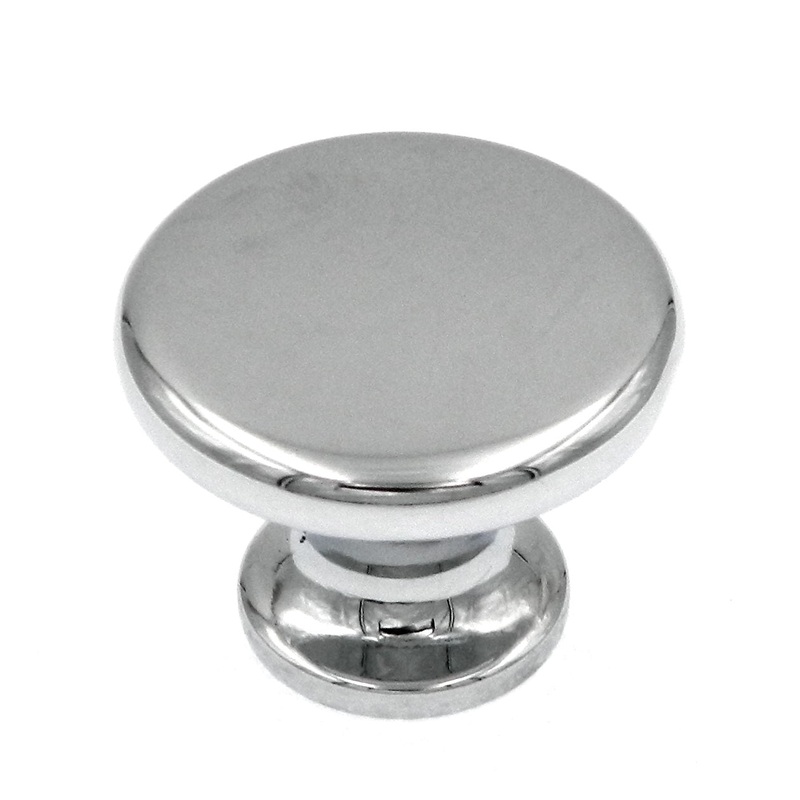 Taymor Polished Chrome Round 1 1/2 Cabinet Knob 20-1311PC