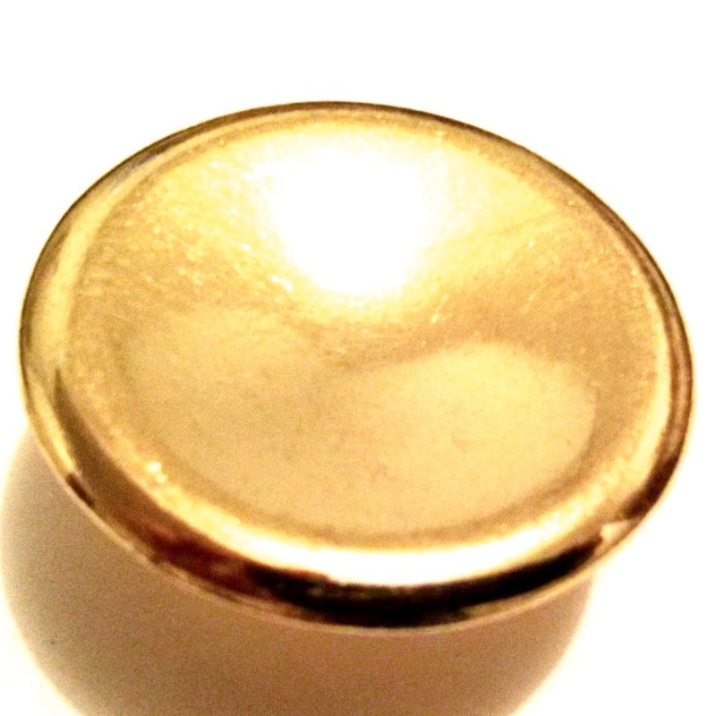 Ultra Trendset Polished Brass Round Disc 1 3/4 Cabinet Knob 41605