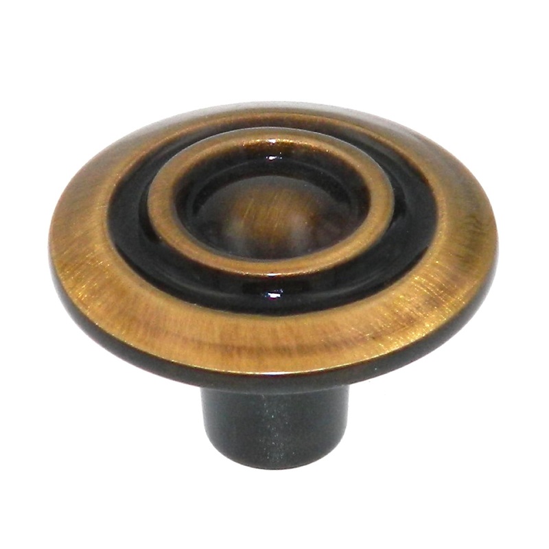 Amerock 1 1/8 Antique English Round Disc Cabinet Knob BP591-AE