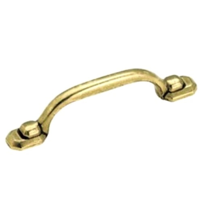 Amerock Allison Light Brass Footed 3 Arch Cabinet Handle Pull 171LB