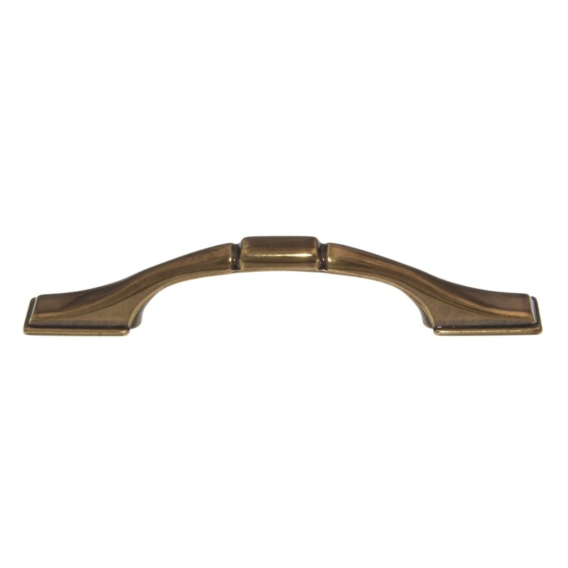 Amerock Allison Light Brass Footed 3 Arch Cabinet Handle Pull 172LB