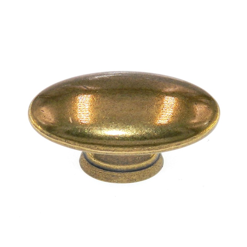 Amerock Allison Regency Brass 1 1/2 Oval Cabinet Knob BP76270-R1