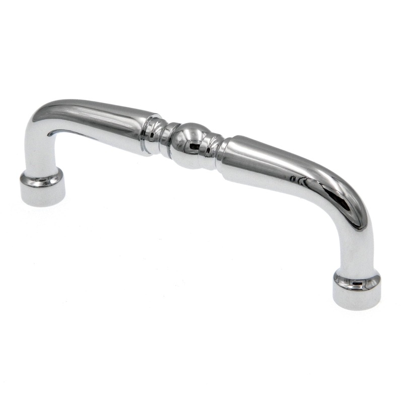 Amerock BP1450-26 Chrome 3cc Solid Brass Cabinet Arch Pull Allison