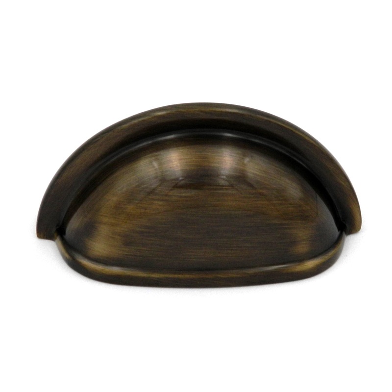 Amerock BP4235-AE Antique English 3cc Solid Brass Cabinet Cup Pull Advantage