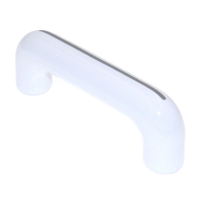 Amerock BP5373-GC White 3cc Ceramic Cabinet Arch Pull Ceramics