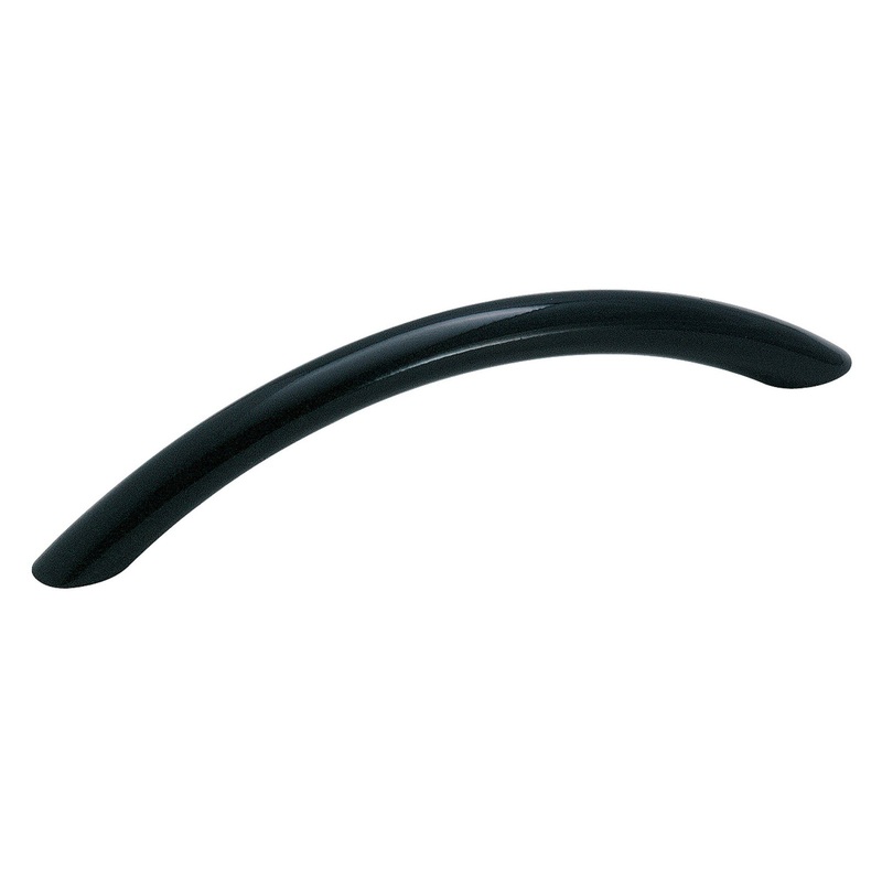 Amerock BP5527-BJ Black Bow 3 3/4cc (96mm) Solid Brass Cabinet Arch Pull