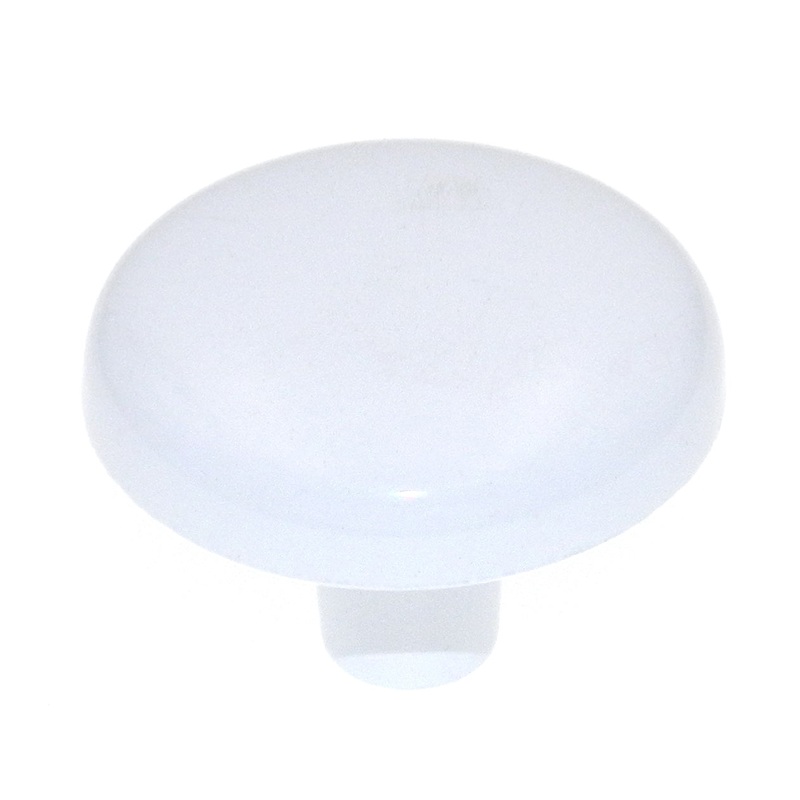 Amerock BP710-W White 1 1/4 Mushroom Cabinet Knob Pulls Shenandoah