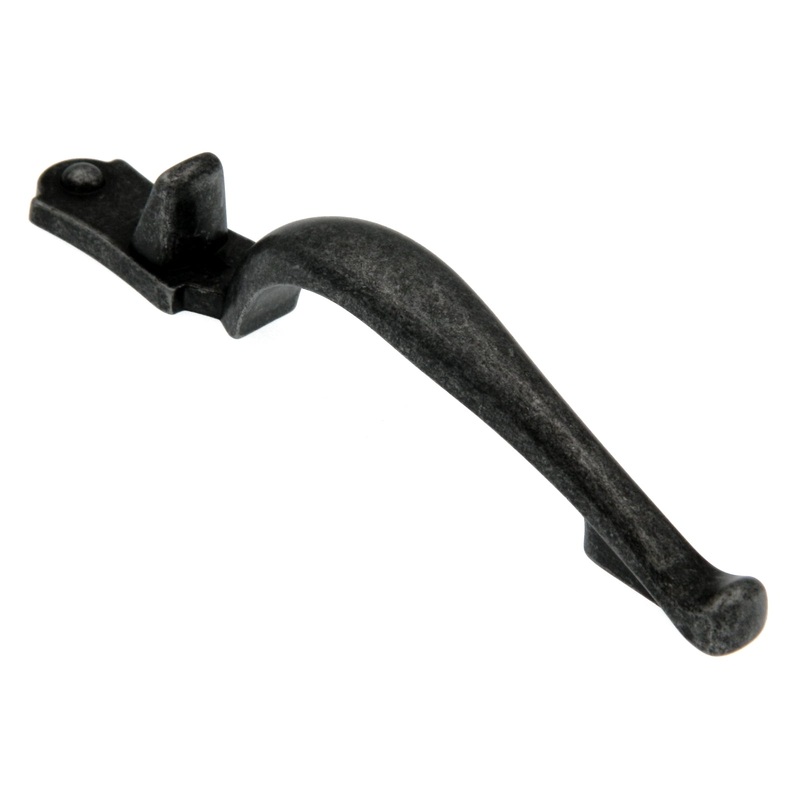 Amerock BP76299-WI Wrought Iron Mock Latch 3cc Cabinet Arch Pull Allison